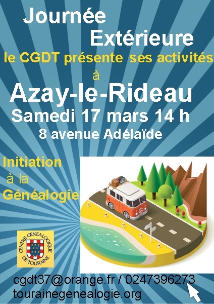 17 mars 2018 - Journée extérieure à Azay-le-Rideau