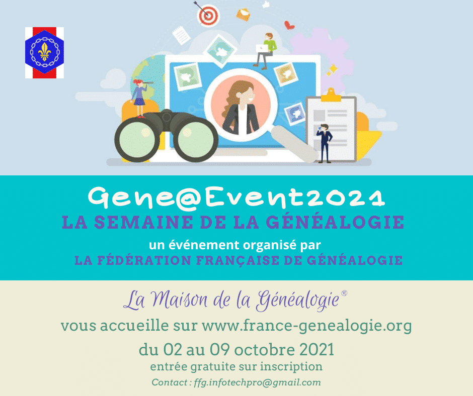 2 au 9 octobre 2021 - Gene@Event2021