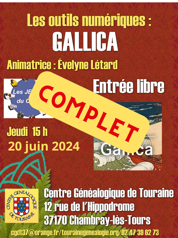 20 juin 2024 - Les jeudis du CGDT - Les outils numériques : Gallica (au local et à distance)