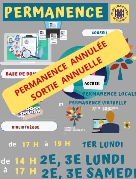 14 juin 2025 - Permanence annulée