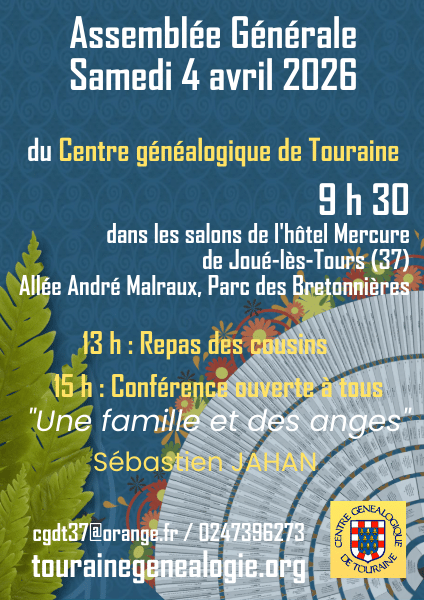 4 Avril 2026 Assemblée Générale - Hôtel Mercure Joué-lès-Tours