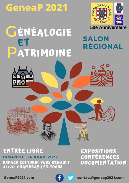 24 Avril 2022 - Le CGDT fête son 50e anniversaire - Salon Régional Généalogie et Patrimoine