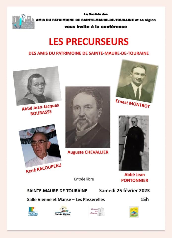 25 février 2023 Conférence : Les Précurseurs des Amis du Patrimoine de Sainte-Maure-de-Touraine