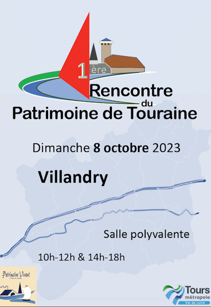 8 octobre 2023 1ère Rencontre du Patrimoine de Touraine à Villandry