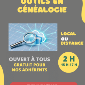 Atelier Outils en g&eacute;n&eacute;alogie
